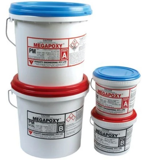 چسب اپوکسی دوجزئی مگاپوکسی Megapoxy PM 4kg