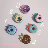 لوارم تحریر فانتزی پاکن  دونات  در 6 طیف رنگی 