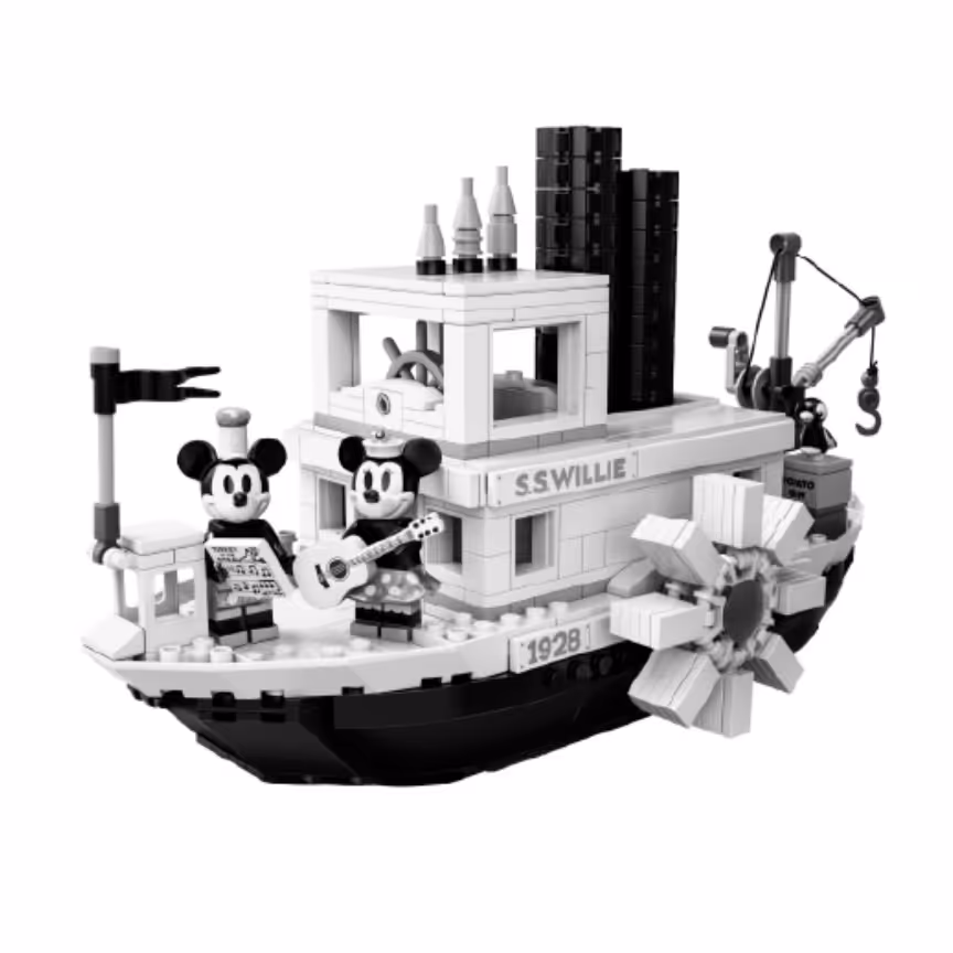 ست لگو سری آیدیاز طرح قایق بخار ویلی کد 21317
Lego Ideas Steamboat Willie (Mickey Mouse) 21317