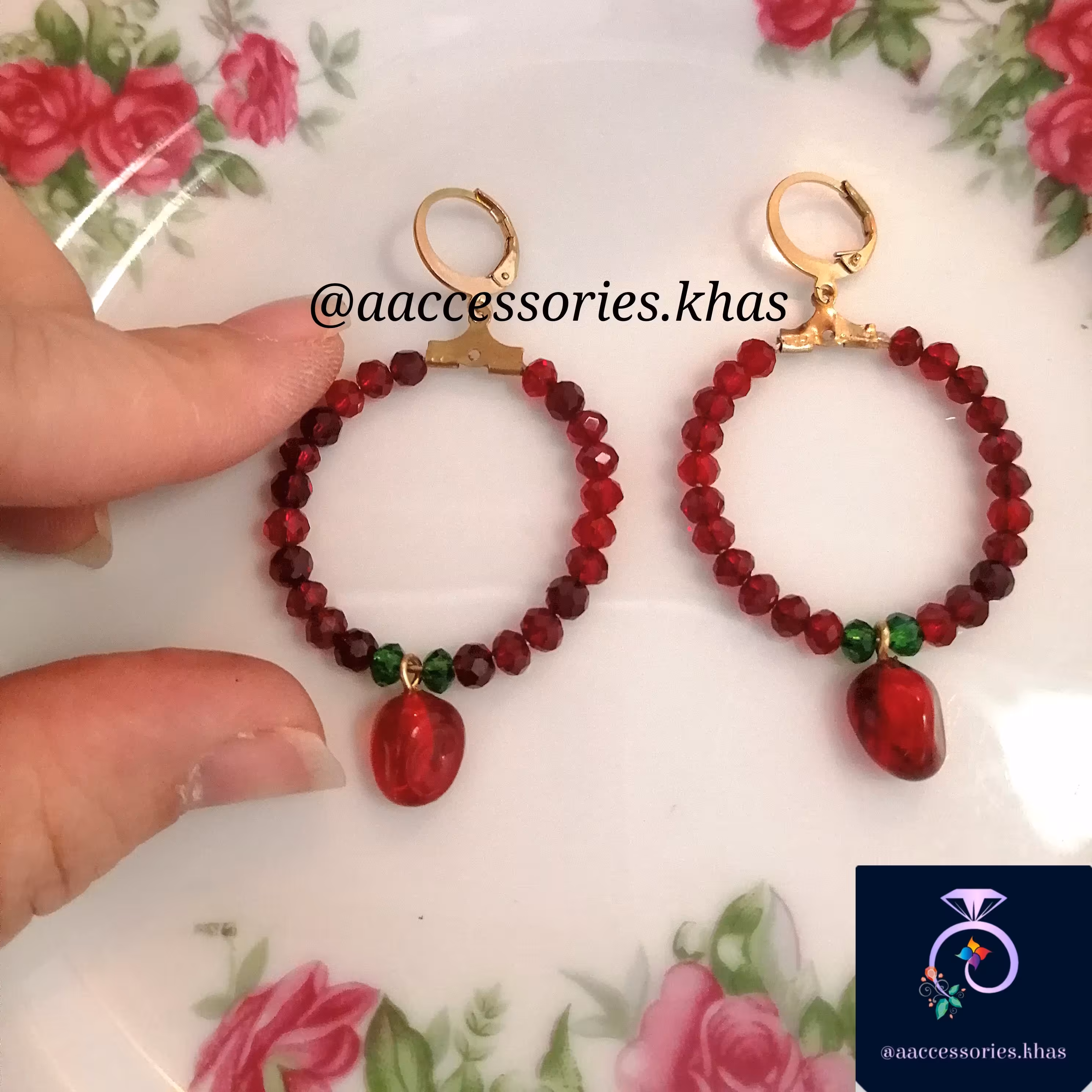 گوشواره استیل حلقه ایی یلدایی زیورآلات بدلیجات اکسسوری 