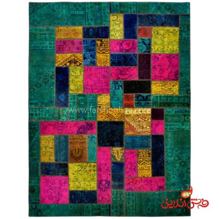 فرش دستباف کلاژ کد 5119