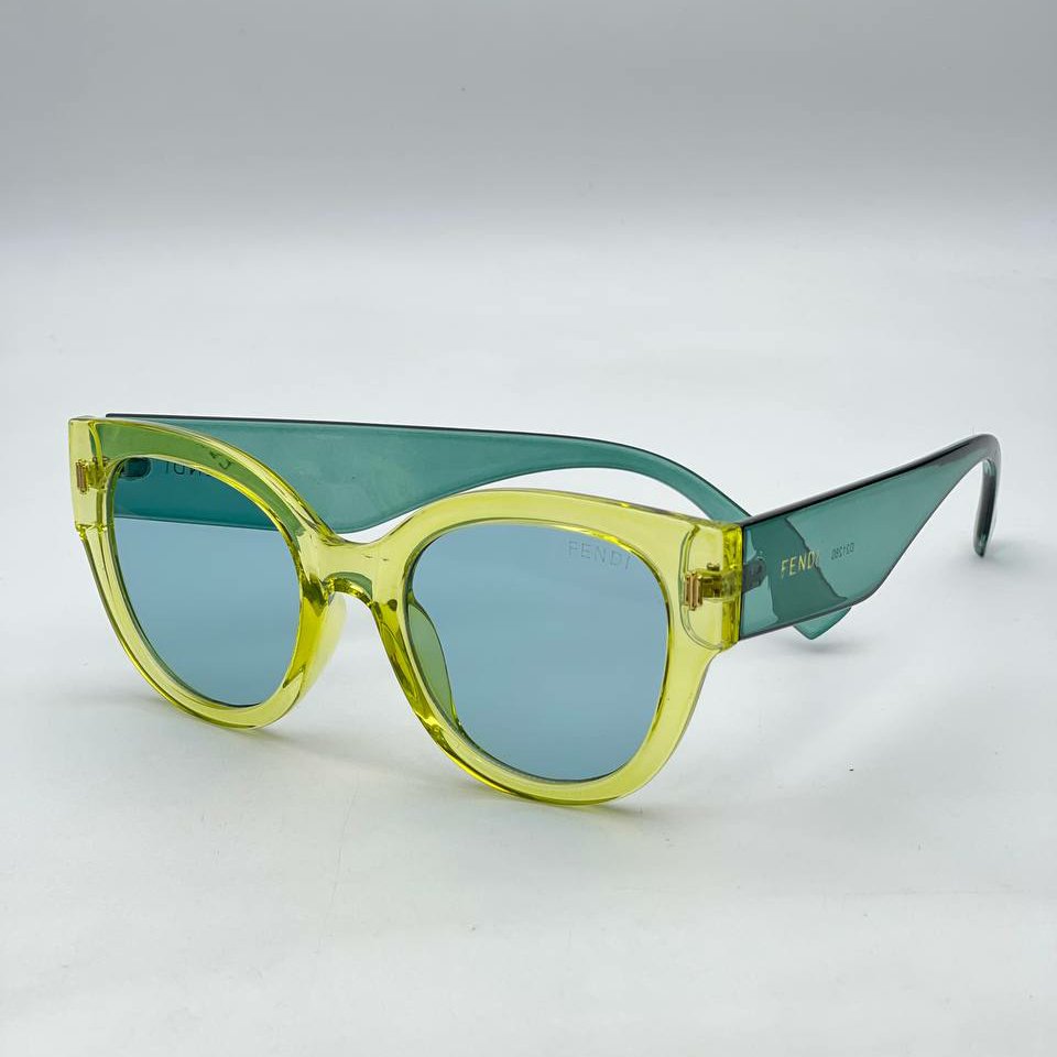 عینک وافتابی زنانه ومردانه مارک فندی (شیشه آبی)