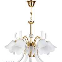 لوستر کریستالی -لوستر سقفی -لوستر آویز  5 شعله لاله 