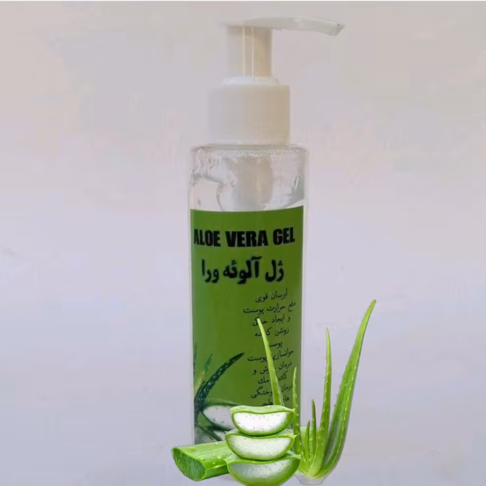 ژل آلوئه ورا موسسه پژوهشی طبی بازرگانی سیمرغ (آبرسان قوی، خنک کننده، روشن کننده، جوان کننده،  سوختگی، پاکسازی پوست و مو)
