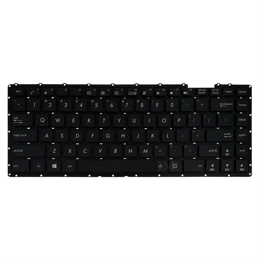 کیبرد لپ تاپ ایسوس X451 مشکی اینترکوچک بدون فریم