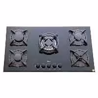 اجاق گاز صفحه ای بیمکث 5 شعله مدل MG 5087 مشکی