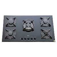 اجاق گاز صفحه ای بیمکث 5 شعله مدل MG 5087 مشکی