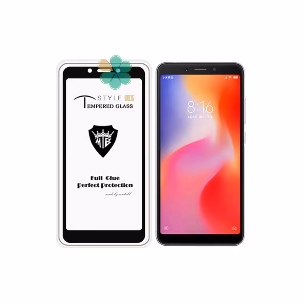گلس میتوبل گوشی شیائومی Xiaomi Redmi 6 مدل تمام صفحه