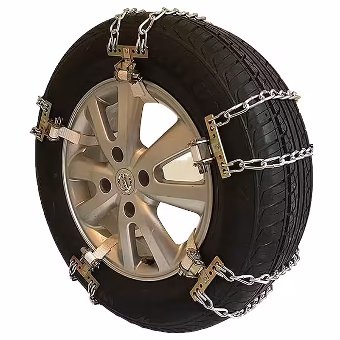 زنجیر چرخ چری آریزو 5 یخشکن دار تسمه ای با قفل جغجغه ای ضامن دار بسته 6 عددی مدل ch01