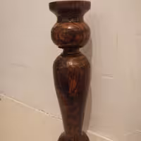 شمعدان  چوب بادام