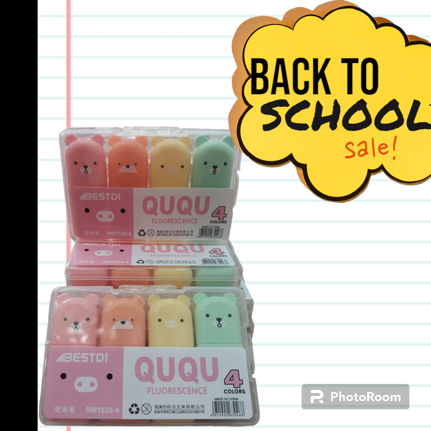 هایلایتر 4 عددی تدی