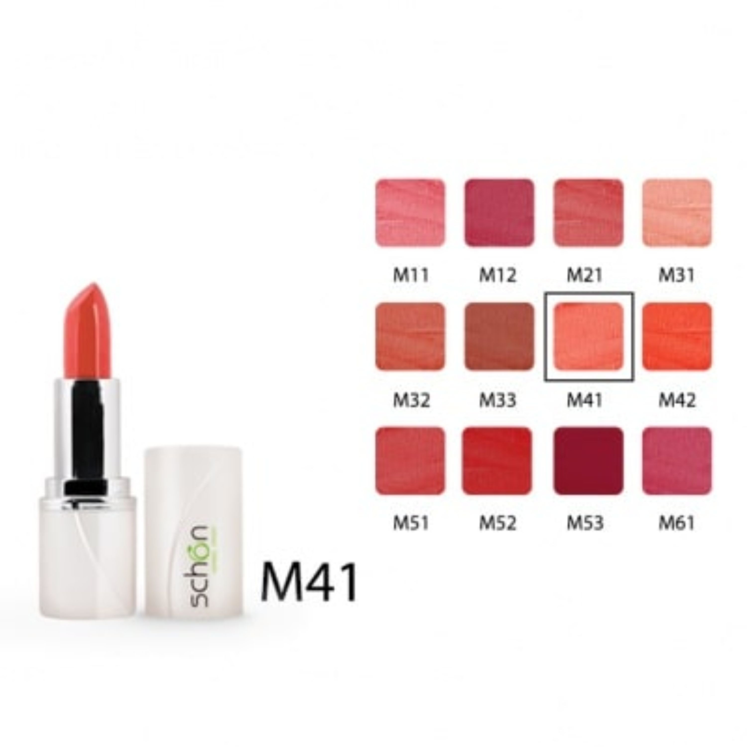 رژ لب جامد شون سری Velvet Semi Matt شماره M41