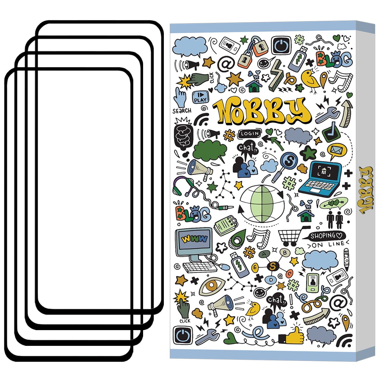 گلس تمام صفحه مناسب برای گوشی موبایل سامسونگ Galaxy A71 پک 4 عددی