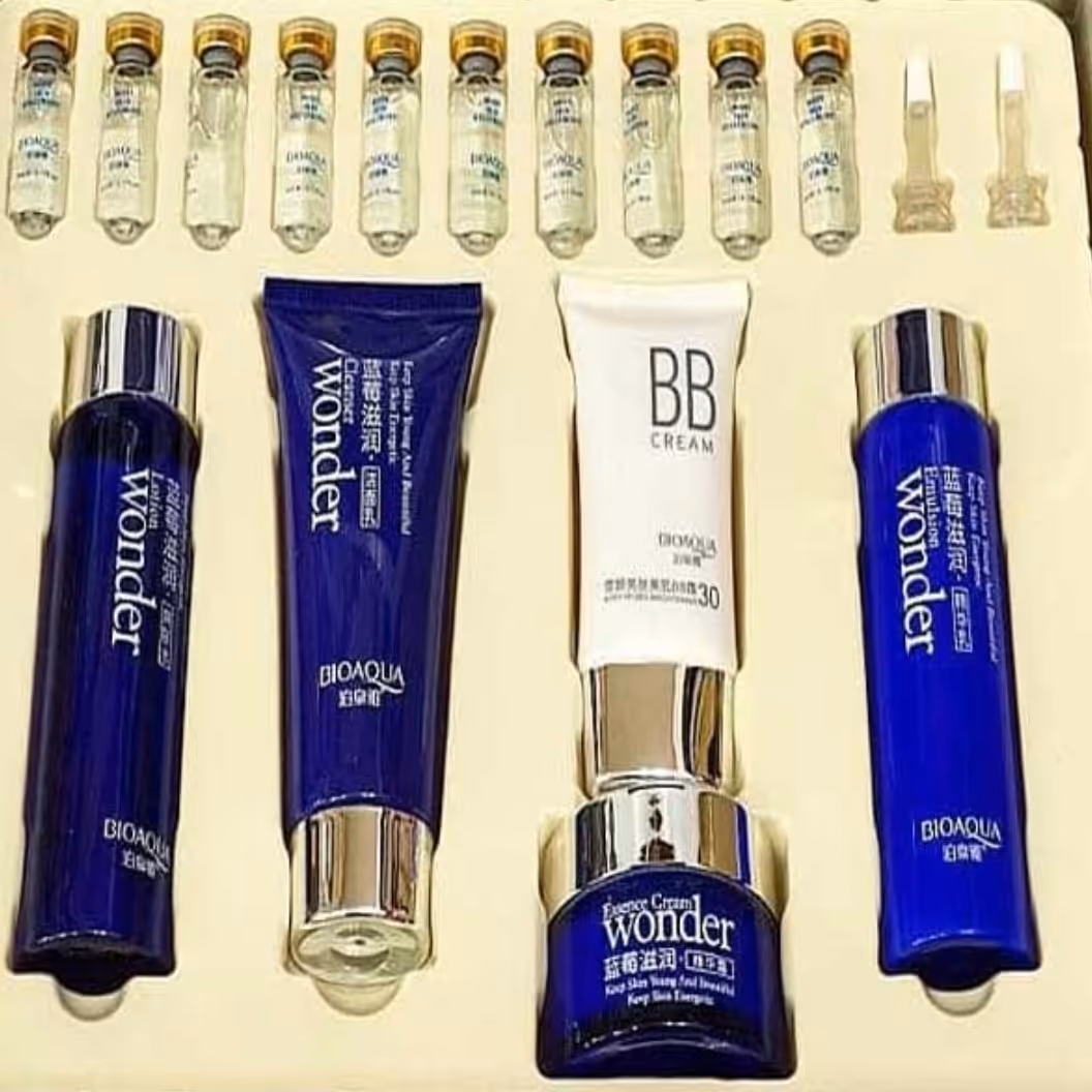 پک 6 عددی مراقبت از پوست بلوبری بایوآکوا BIOAQUA