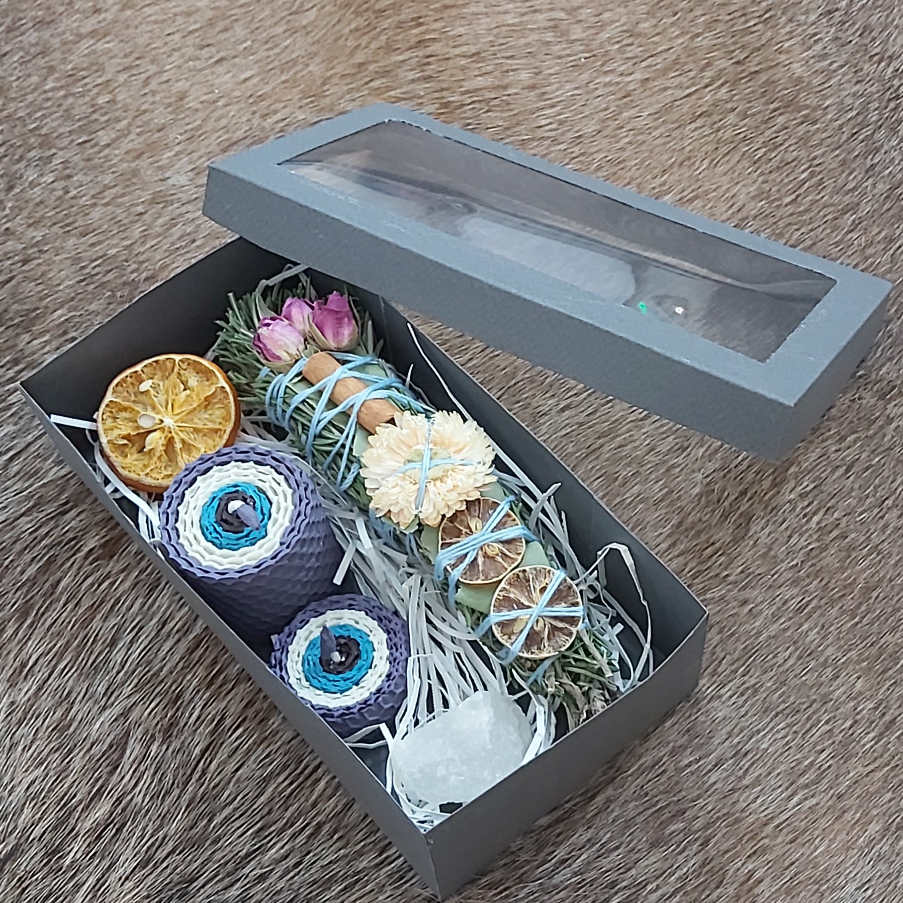 کادویی شمع بیزوکس چشم زخم با اسماج