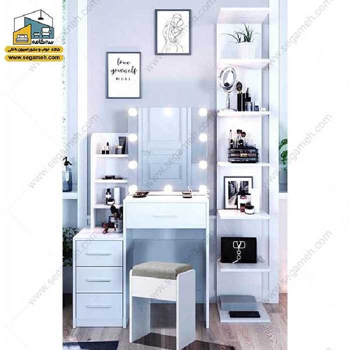 میز آرایش لامپ دار DMP194
