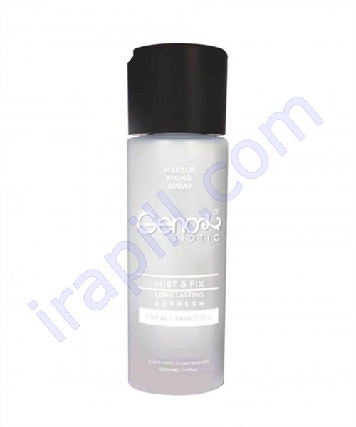 اسپری آبرسان و فیکس کننده آرایش ژنوبایوتیک حجم 100 میلی لیتر
