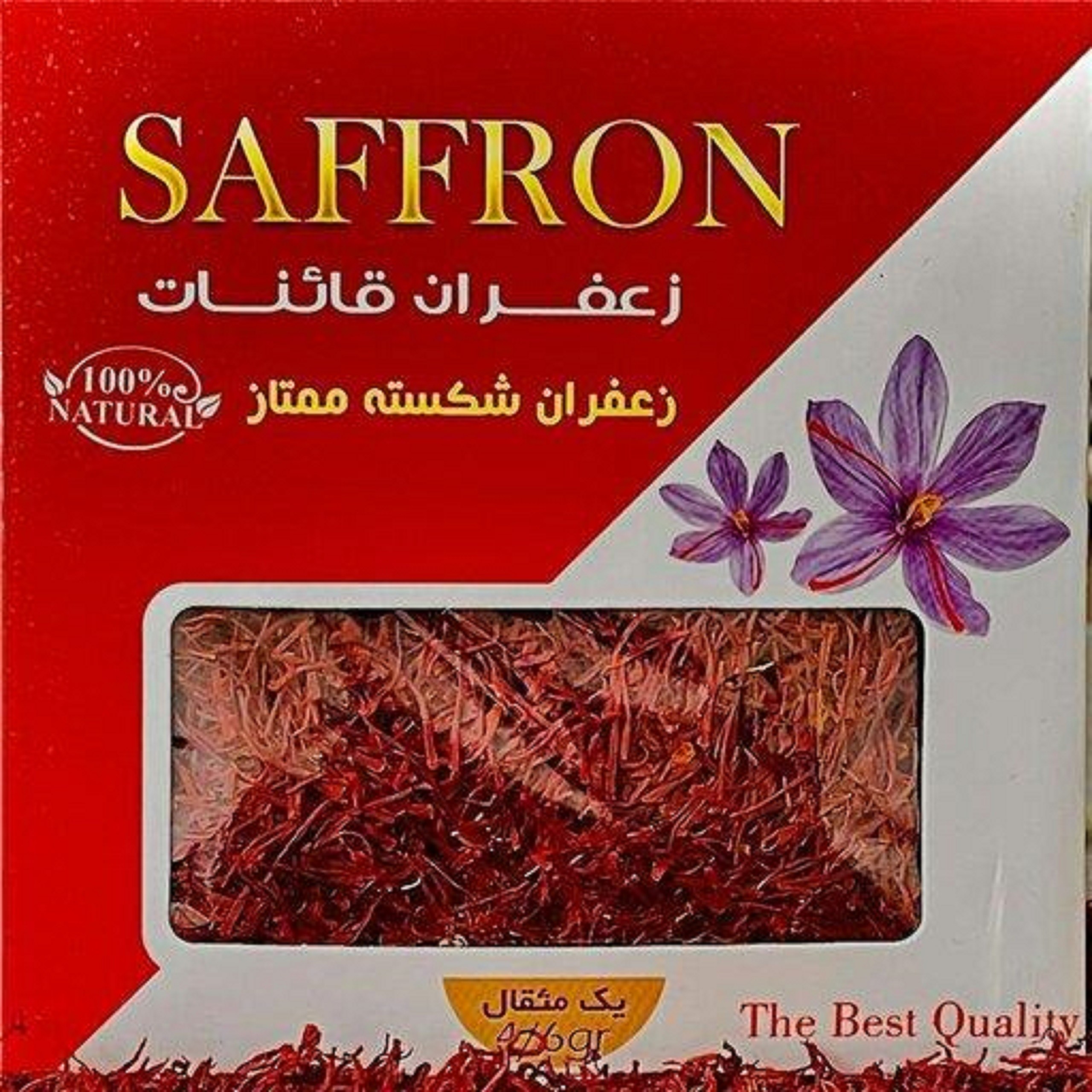 زعفران نرمه (شکسته) سایز درشت (یک مثقالی)  زعفران مرغوب شکسته قائنات  با ضمانت