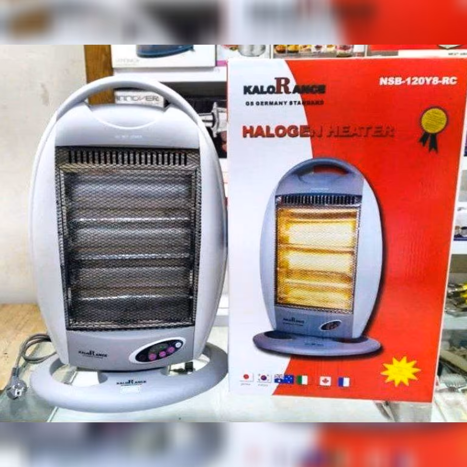 بخاری برقی ، هیتر کلورانس کنترل دار پایه چرخشی 