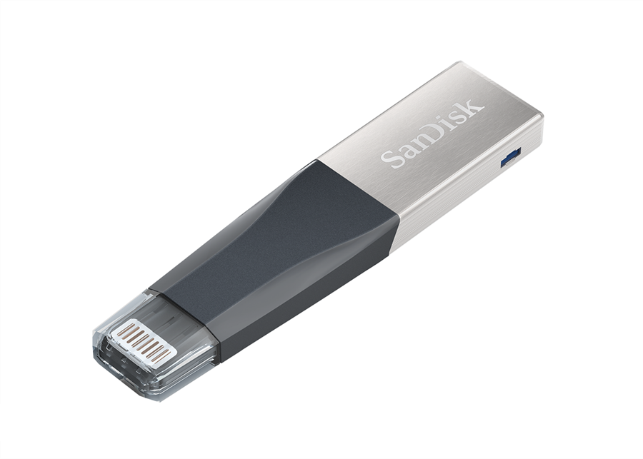 فلش مموری سن دیسک Mini USB to Lightning مدل iXpand Mini با ظرفیت 256 گیگابایت