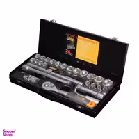 جعبه بکس 26 عددی 1.2 درایو واستر (Vaster) رنگ کروم