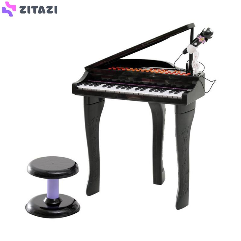 اسباب بازی موزیکال مدل پیانو پایه دار و میکروفون کد 88022