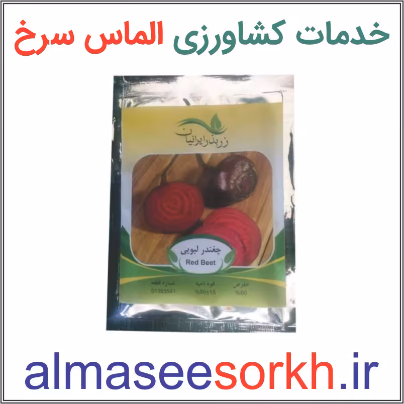 بذر چغندر لبویی زر بذر ایرانیان | گیاه پزشکی الماس سرخ