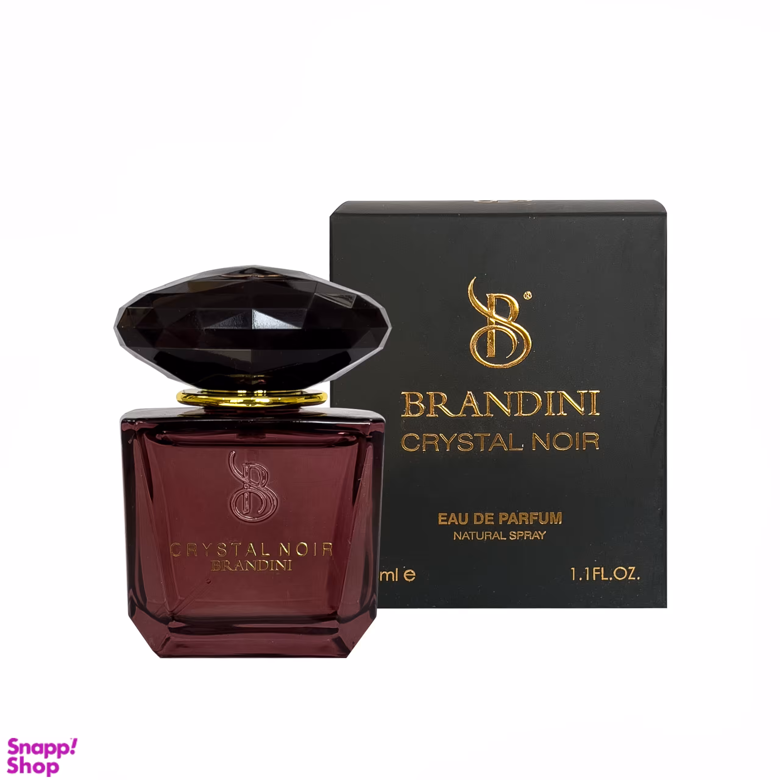 عطر جیبی زنانه برندینی مدل Crystal noir حجم 33 میلی لیتر
