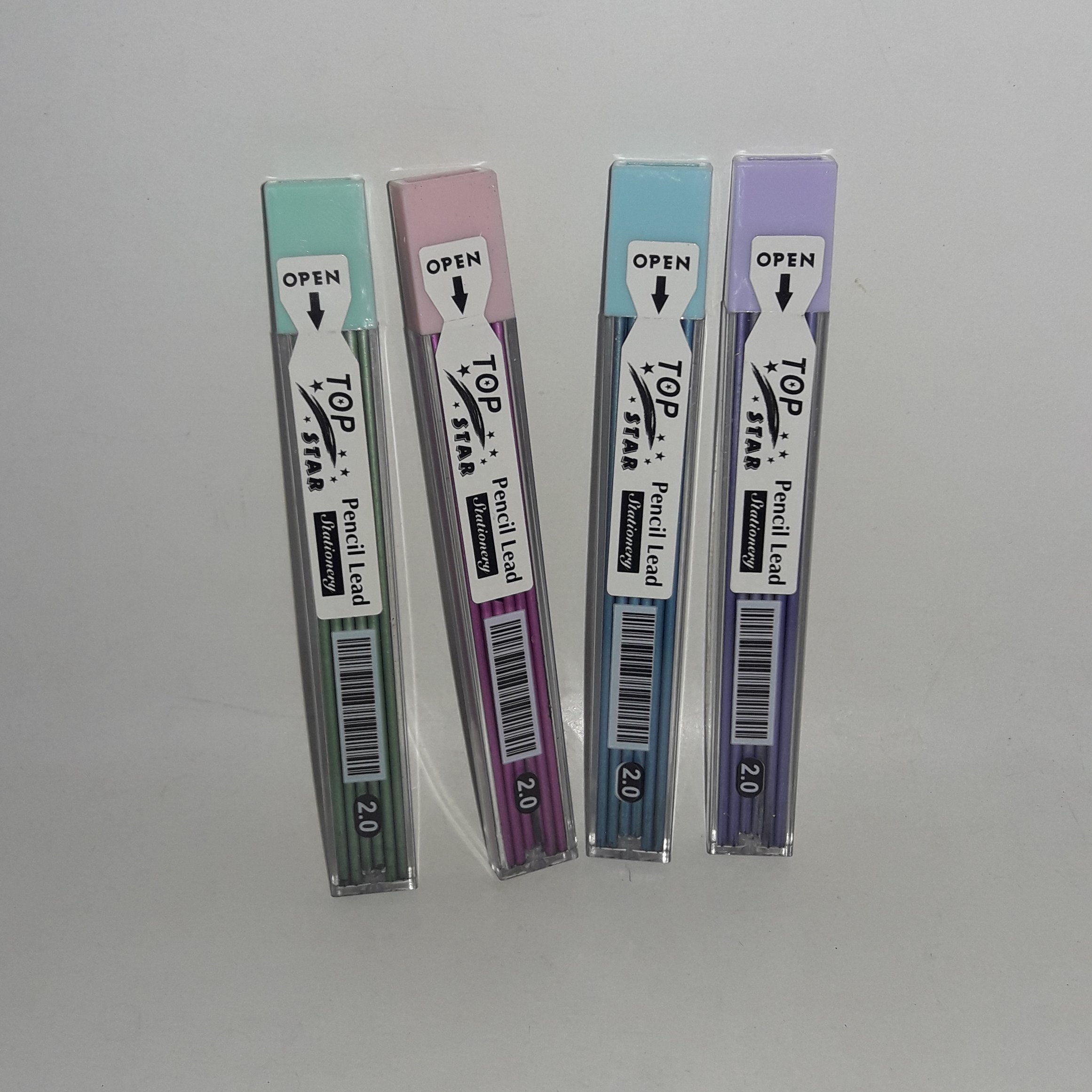 نوک شماره 2 میل بلند بدنه رنگی مشکی ( 12 عددی)