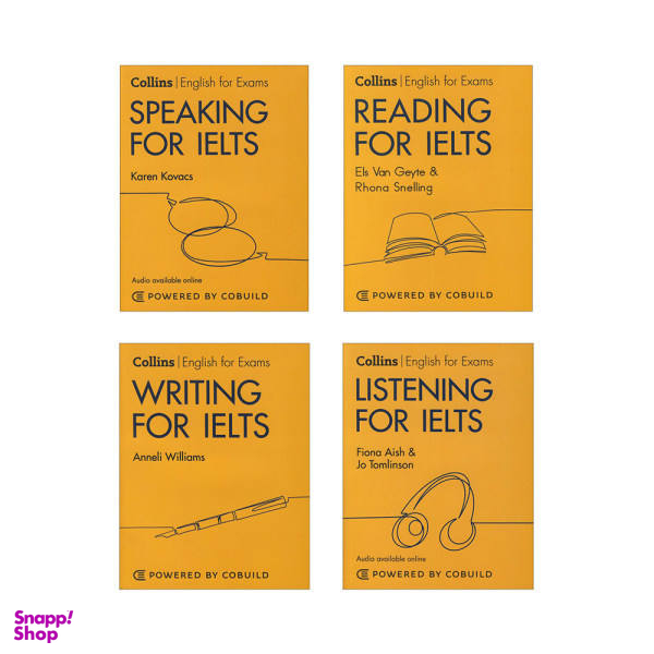 کتاب Collins Reading، Writing، Speaking، Listening For IELTS اثر جمعی از نویسندگان نشر ابداع 4 جلدی