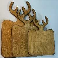 تخته گوشت و سرو شاخ گوزنی