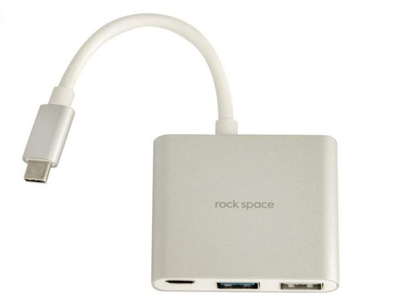 مبدل تایپ سی به تایپ سی و یو اس بی راک Rock Type-C to USB Type-C