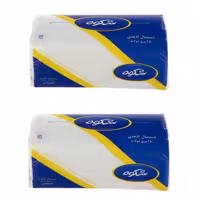 دستمال کاغذی 250 برگ شکوه مدل اقتصادی g2 بسته دو عددی