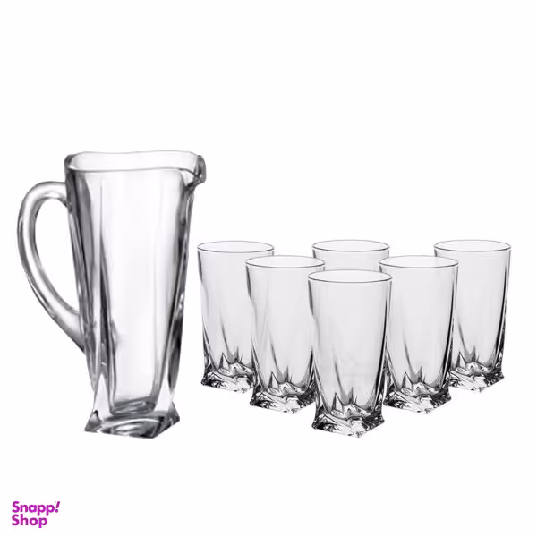 ست پارچ و لیوان 7 پارچه مدل کوادرو