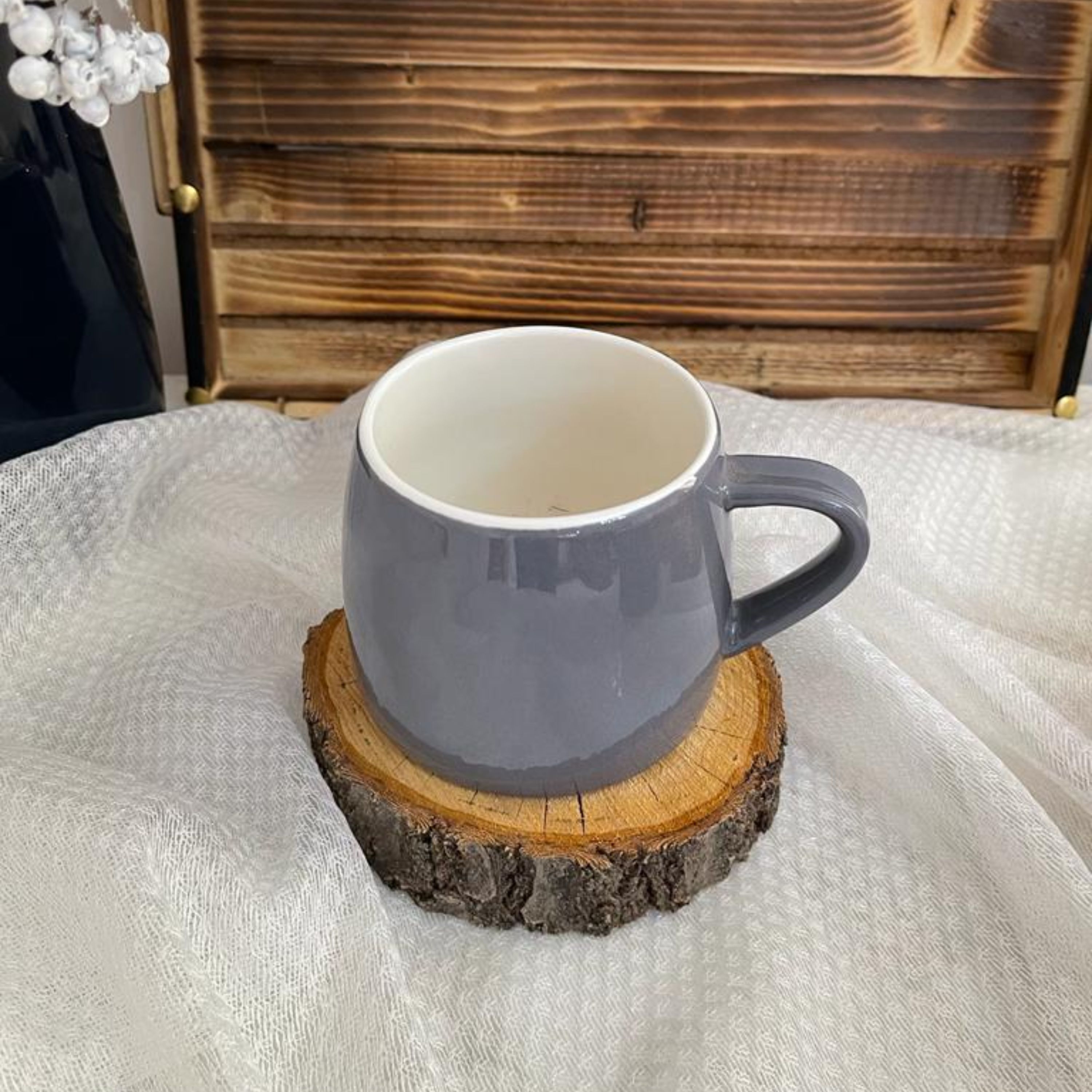 ماگ وارداتی سرامیکی با لعاب براق 