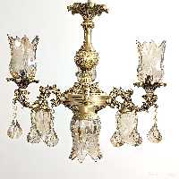 لوستر 6 شاخه مدل لاله واژگون 