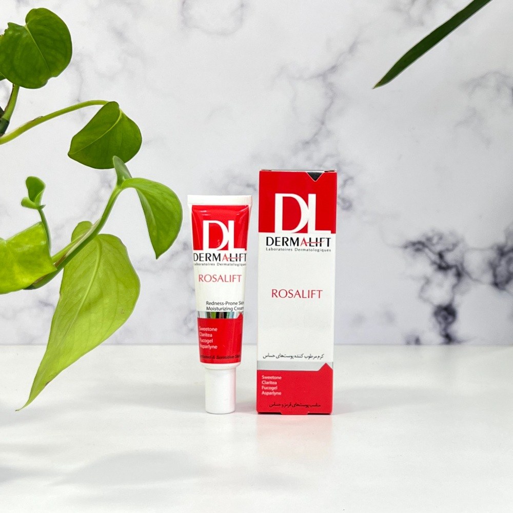 کرم مرطوب کننده پوست های قرمز و حساس رزالیفت درمالیفت 30 میلی لیتر