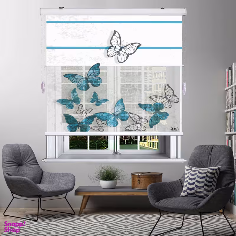 پرده زبرا مدل TD-4سایز 150x280 سانتی متر