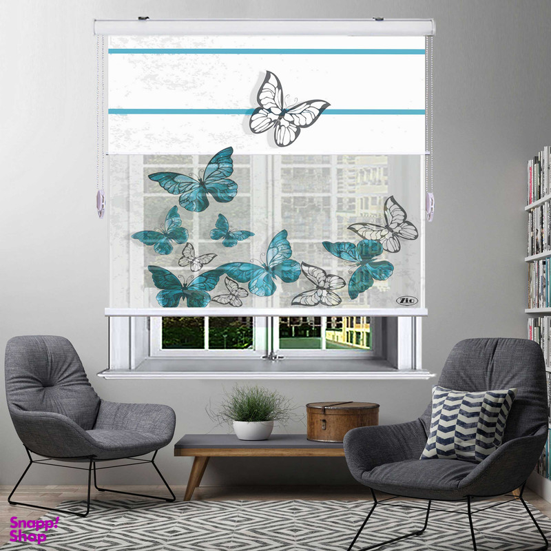 پرده زبرا مدل TD-4سایز 150x280 سانتی متر