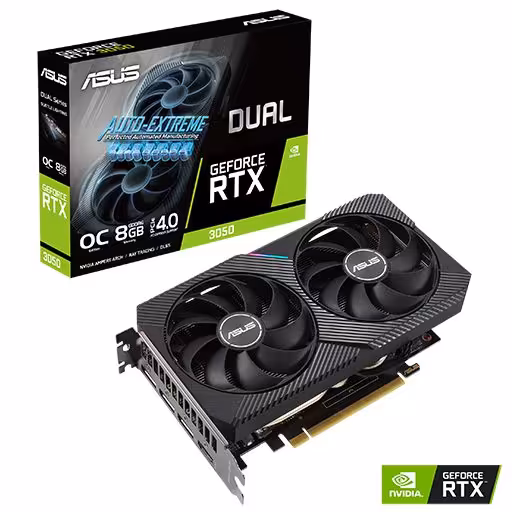 کارت گرافیک ایسوس Dual RTX 3050 OC Edition 8GB