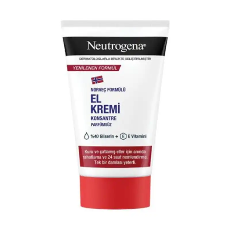 کرم مرطوب کننده دست تیوپی نیتروژینا NEUTROGENA مدل EL KREMI (قرمز)