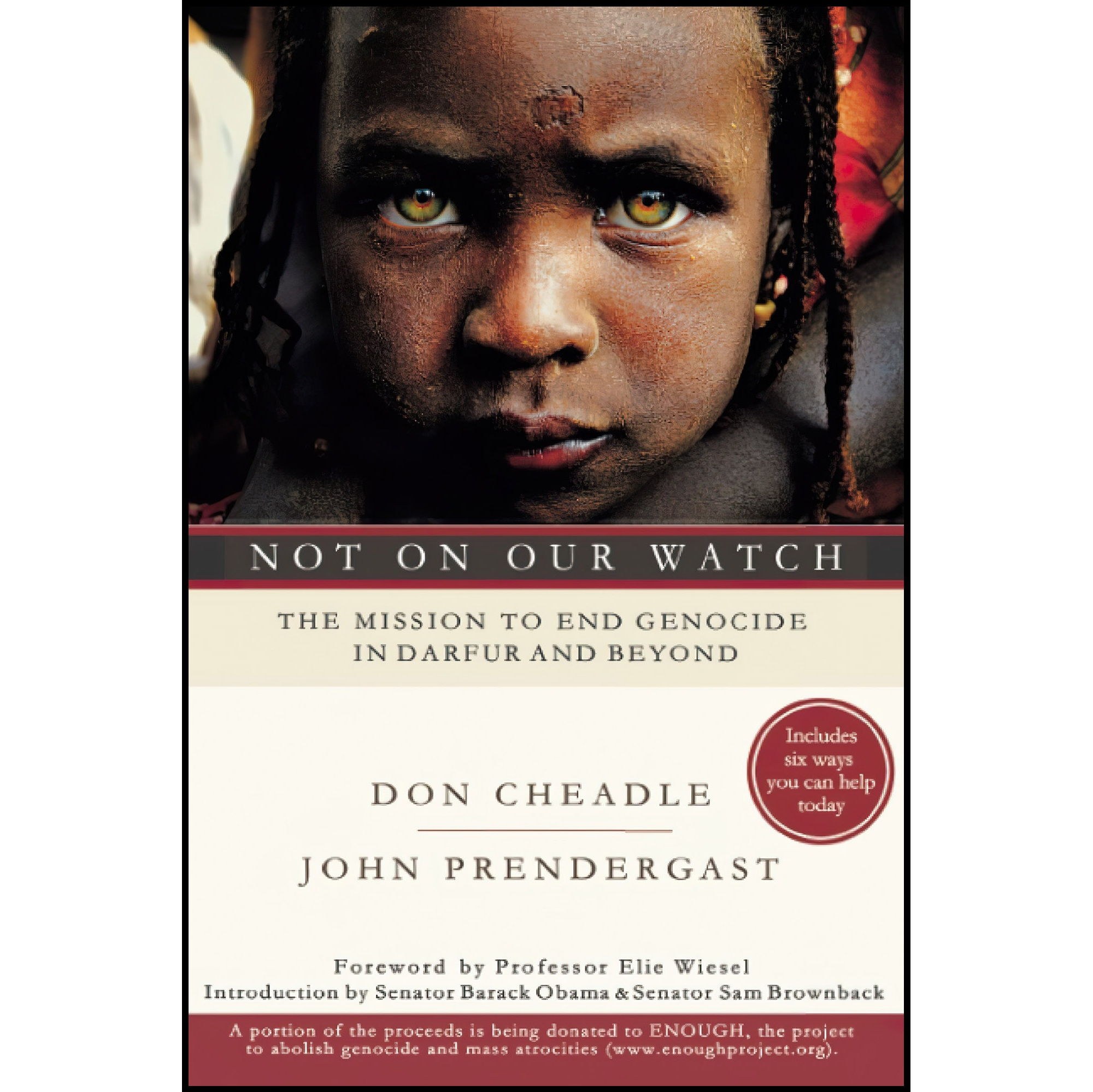 کتاب زبان اصلی Not on Our Watch اثر Don CheadleJohn Prendergast انتشارات تازهها