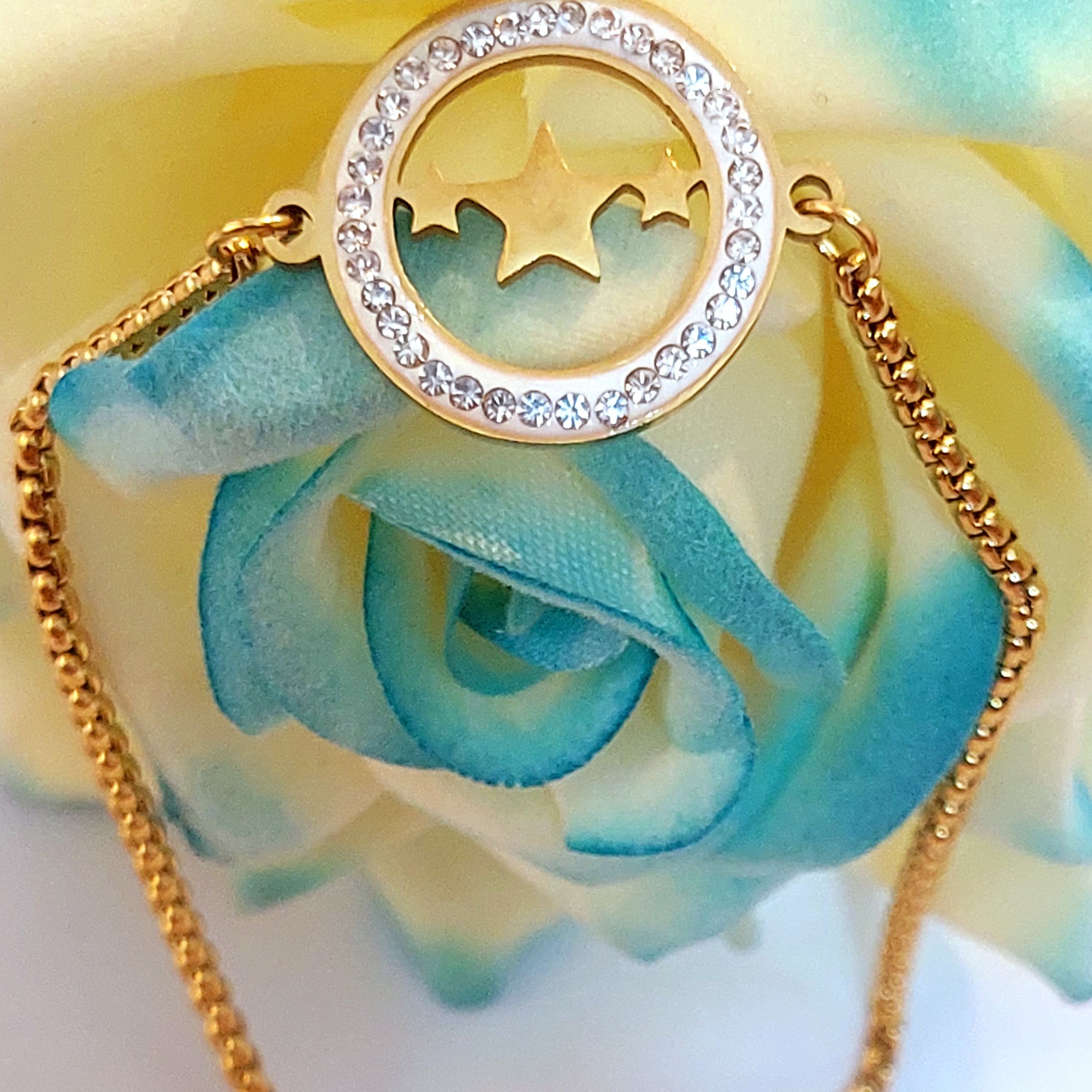 دستبند کراواتی استیل طرح ستاره