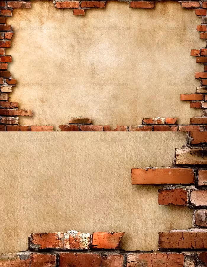 تکسچر و پس زمینه آجری فرسوده با کیفیت عالی - گرافیک با طعم تربچه