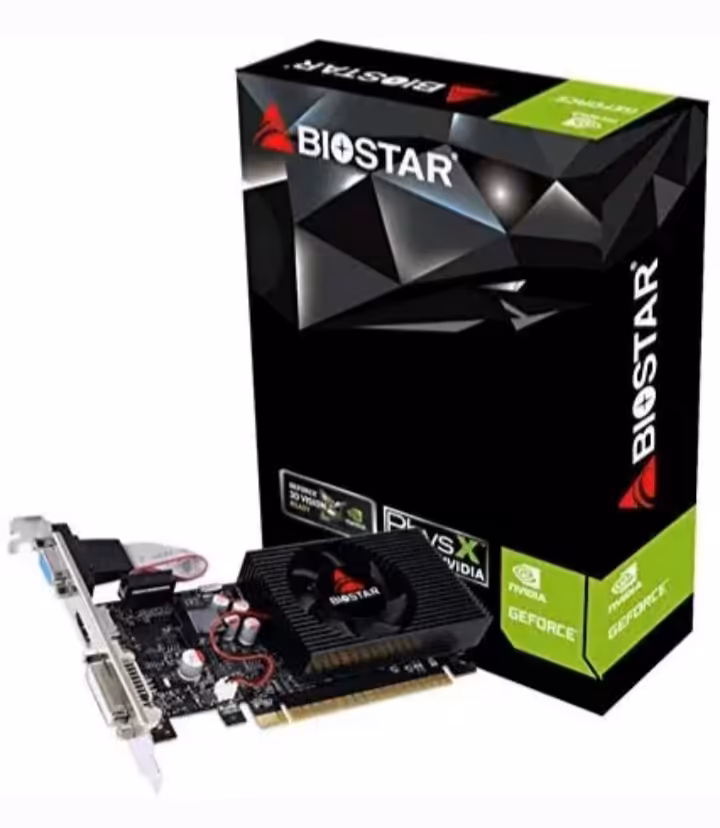 کارت گرافیک  بایوستار مدل  GT730 2GB DDR3 128 Bit حافظه 2 گیگابایت