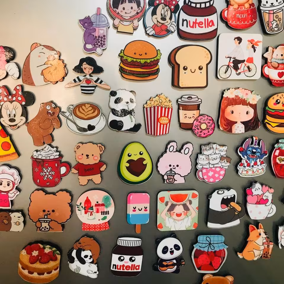 مگنت و رو یخچالی چوبی طرح های فانتزی