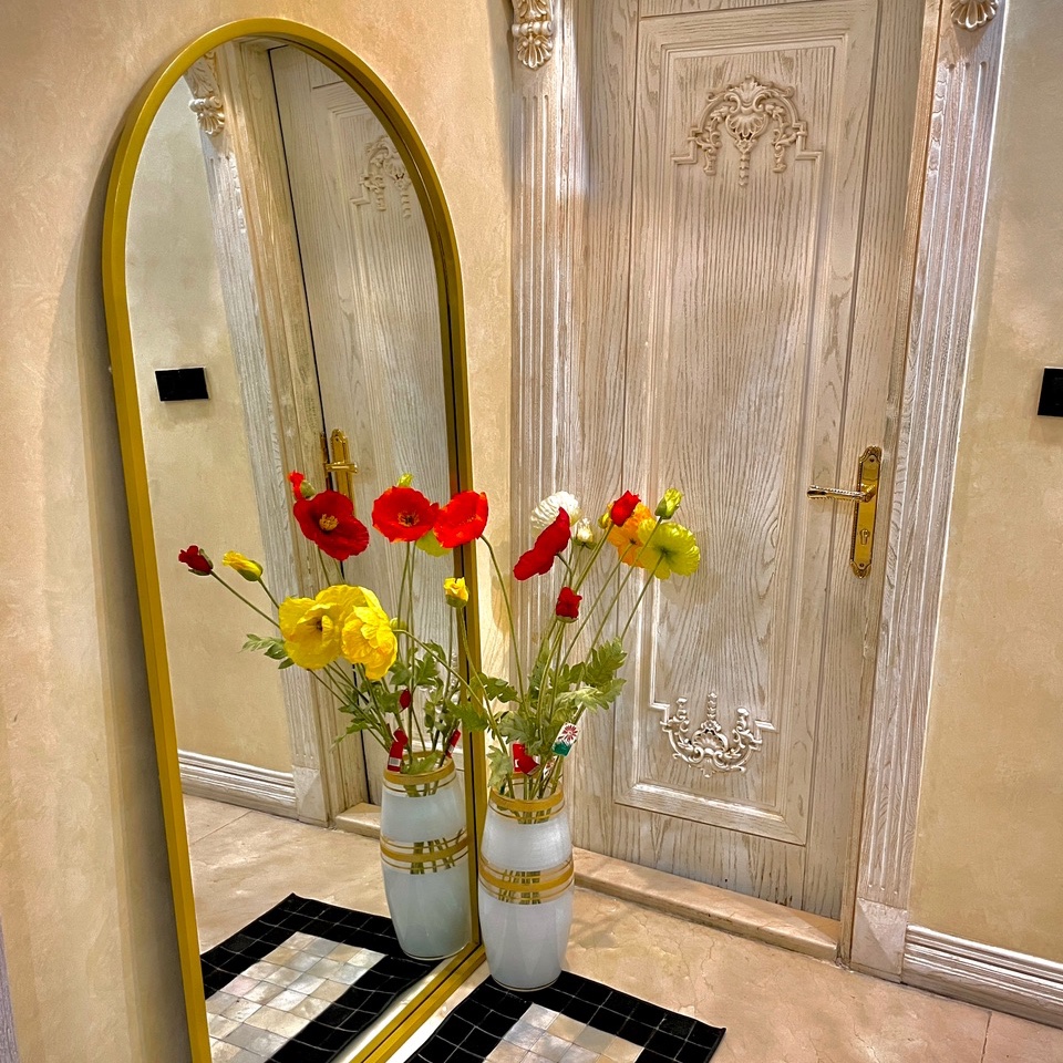 آینه قدی دور استیل