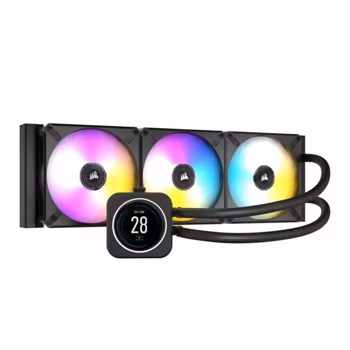 خنک کننده مایع پردازنده کورسیر Corsair iCUE H150i ELITE LCD