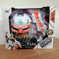 تفنگ اسباب بازی فضایی وارداتی تیر فومی دارای نقاب 