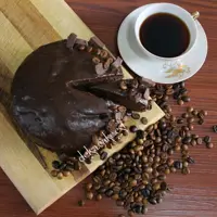 پودر کیک خانگی موکا با سس مخصوص